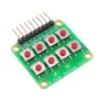 Arduino용 마이크로 스위치 2x4 매트릭스 키보드 8비트 키보드 외부 키보드 확장 보드 모듈 Geekcreit - 공식 Arduino 보드와 호환되는 제품