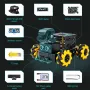 Yahboom Raspberry Pi 5 AI Vision Robot Car 4WD Mecanum Robot Car Omnidirectional Raspbot V2 2DOF PTZ Python Programming ROS2-Humble
