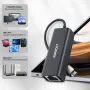 AMNVOLT ANET-5 USB 3.2 to 5GbE Adapter Wired LAN Network Connection for Raspberry Pi 5G/2.5G/1G/100Mbps 5000Mbps USB-C to RJ45 Network Converter