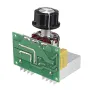 4000W SCR Elektronik Voltaj Regülatörü Hız Kontrol Cihazı Kontrol Kartı Regülatör Dimmer Yüksek Güç Modülü AC 220V Dirençli Yük
