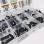 150 Adet IC Çip Çeşitliliği Kiti Opamps Osilatör PWM NE555 LM358 LM324 TDA2030 UC3842 ULN2003 Soketler ve Elektronik DIY Projeleri için Adaptör ile