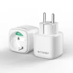 BlitzWolf® BW-SHP15 Zigbee 3.0 16A 3680W Smart Plug Wireless Power Socket Outlet EU Plug APP Remote Control / Voice Control / Multiple Timer Modes Compatible With Amazon Alexa / Google Assistant