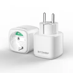 BlitzWolf® BW-SHP15 Zigbee 3.0 16A 3680W Smart Plug Wireless Power Socket Outlet EU Plug APP Remote Control / Voice Control / Multiple Timer Modes Compatible With Amazon Alexa / Google Assistant