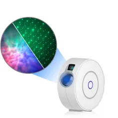Tuya Smart Star Projector Light WiFi Laser Starry Sky Projector Waving Night Light LED Colorful APP Wireless Control Timing Function Work with Alexa Google Home