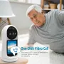 3MP 2K PTZ Wifi IP Camera Video Call with 2.8 Inch IPS Screen Baby Cry Sound Detection Security IP Camera Baby Monitor iCSee