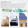 MoesHouse Tuya Smart bluetooth Dual Power Controller 80A Automatic Transfer Switch for Off Grid Solar Wind System DC 12V 24V 48V AC 110V 220V