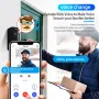 i9 WiFi Visual Doorbell 1MP Camera 120 Degree View Two-Way Talk Motion Detection Night Vision APP Control Long Battery Life