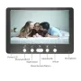7 inch 1080P Tuya WiFi Video Intercom Doorbell System APP Remote Unlock Night Vision IP55 Waterproof Wireless Visual Doorbell with LCD Monitor for Home Apartment Security