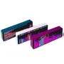 Multi-color LED Music Spectrum Electronic Clock Sound Control Rhythm Light 16*24 RGB Pickup Atmosphere Level Indicator