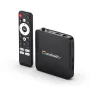 H96 MAX 2+16G Amlogic S905L3 Smart TV Box Android 14.0 Quad-Core Support 5G Dual Band WiFi bluetooth-Compatible 3D 4K Media Player with Voice Remote Control