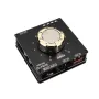 ZK-F502E Cool Volume Indicator Bluetooth Audio Power Amplifier Board Module LC Filter Stereo 50W+50W