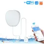 MoesHouse WiFi Tuya Water Leakage Detector Wireless Remote APP Monitor Water Leakage Detection Alarm Notification Push Work with Alexa Google