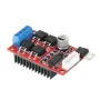 450W 20A H Bridge DC Motor Speed Controller Driver Module DC12-36V PWM Level Motor Control Switch Forward Reverse Brake