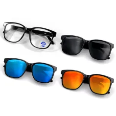 GS08 Smart bluetooth 5.3 Glasses Touch Control UV400 Protection IPX5 Waterproof 3D Stereo Sound Magnetic Charging for Outdoor Sports Activities
