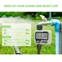 HCT-322 Automatic Water Timer Garden Digital Irrigation Machine with 2.76 inch LCD Display Intelligent Sprinkler Outdoor to Save Water and Time