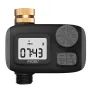 MOES 1-Outlet Water Timer IP55 Waterproof Brass Inlet Rotary Knob Button Control With LCD Display Screen Rain Delay Child Lock