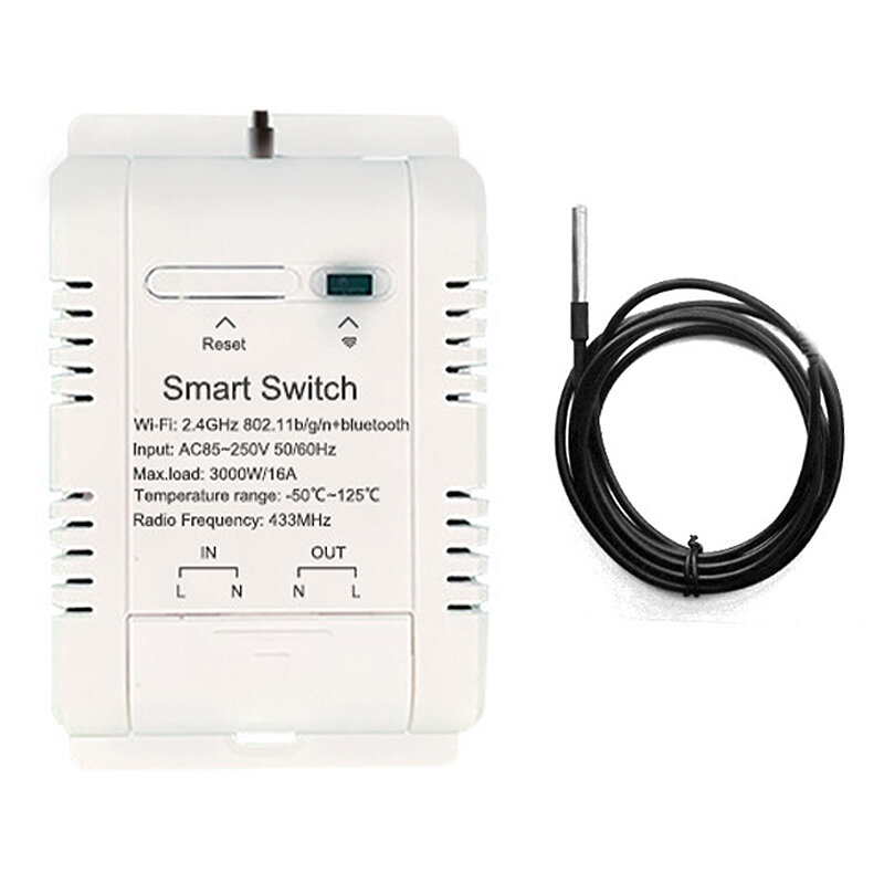 16A with 2M Temperature Cable