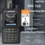 AIRITON DM-168 DMR Digital Analog Dual Mode Walkie Talkie 4000 Channels AES256 Encryption Type-C Rechargeable VHF UHF Dual Band Professional Two Way Radio