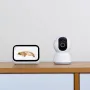 Xiaomi Mi C300 Global Version Smart Camera 2K 1296P Baby Monitor Ultra-clear PTZ IP Panoramic Camera HD Night Vision Two-way Call Webcam Work with Alexa Google Home