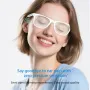 Senbono A01 Smart bluetooth Glasses bluetooth 5.3 100+ Language Translation AI Noise Reduction Hands Free Voice Control UV Protection Semi-Open Ear Audio Glasses