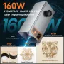 [US Direct] Refurbished ATOMSTACK X30 PRO 33W Laser Output Power Laser Engraving Machine 160W Machine Power 400x400mm Engraving Area CNC High-Power 400W CO₂ Laser Cutting Equipment for Woodworking Stone Engraving