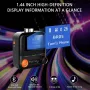 2 in 1 bluetooth V5.2 Transmitter Receiver 1.44 inch HD Screen 5 EQ Modes HiFi Music 3.5MM AUX RCA TF Wireless Adapter For PC TV Speakers