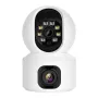 Hiseeu FH3C 2MP+2MP 1080P WiFi Baby Monitor PTZ 4MP Dual Lens Dual Screen Camera Indoor AI Tracking Motion Detection Video Surveillance Cameras Security Smart Home Alexa