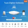 Tuya Zigbee3.0 Smart Wired Gateway Hub Smart Home Bridge Wireless Remote Controller Work With Alexa Google Home Assistant