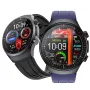 ET488 1.43-inch AMOLED Display ECG Micro-examination Fatigue Analysis bluetooth Call Heart Rate Blood Pressure SpO2 Monitor Sleep Monitoring Uric Acid and Lipid Function HRV Detection Fatigue Analysis BMI Women's Health IP68 Waterproof Smart Watch