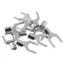 AOQDQDQD® 320Pcs Connector Cold Pressed OT/UT Crimp Terminals Copper Nose Wiring Fork Set with Box