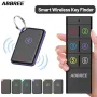 ABBREE KF-106 Wireless Key Finder 50-100 Ft Range 80 dB Sound CR2032 Battery Key Finder Pet Tracker Item Locator Anti Lost Device