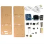 DC5V ESP8266 DIY Electronic Kit Mini Clock Kits OLED Display with Shell DIY Soldering Project