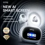 Sanag S3 Pro TWS bluetooth Headset AI Smart Screen Earphone LED Touch Screen 360° Stereo Bass DT6.0 AI Noise Cancelling 50H Playback Earclips Wireless Headphones