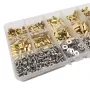 910Pcs M3 Copper Standoff Screws Nuts Washers Assortment Kit 6mm to 14mm Standoffs for PCB Mounting Hardware DIY Projects Electronics
