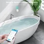 MoesHouse WiFi Tuya Water Leakage Detector Wireless Remote APP Monitor Water Leakage Detection Alarm Notification Push Work with Alexa Google