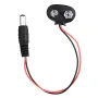 5pcs DC 9V Battery Button Power Plug Mega 2560 1280 UNO R3 132 9V Battery Buckle T Type Geekcreit for Arduino - products that work with official Arduino boards