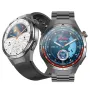 ET456 1.56inch AMOLED Display ECG Intelligent Micro Physical Examination NFC Voice Assistant bluetooth Call Heart Rate Blood Pressure SpO2 Monitor Sleep Monitoring Menstrual Tracking Respiratory Training Metto Call IP68 Waterproof Smart Watch