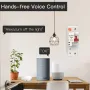 MoesHouse Tuya 80A 2P Smart WiFi Circuit Breaker APP Remote Control Schedule Setting Voice Control Compatible With Alexa Google Home