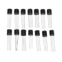 Aemedy® 840pcs 24Values TO-92 Transistor Assortment Kit BC327 BC337 BC547 transistor 2N2222 3904 3906 C945 PNP/NPN Transistors Pack