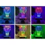 LED Cube Kit 144 RGB LEDs DIY Electronic Kit Bluetooth Speaker Multicolor Light App Controlled 191x85mm Music Spectrum