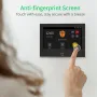Staniot Wireless WiFi 4G Tuya Smart Security Protection Kit 7-inch Home Alarm System Built-in 115dB Louder Siren 5000mAh Battery for Home Safety Surveillance
