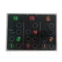 EQKIT YBN-20 Binary Clock DIY Electronic Kit USB 5V Multi-Color LEDs High Precision STEM Educational Soldering Practice Real-Time Clock Programming