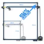SCULPFUN S10 / S30 Series 935x905mm X Y Axis Expansion Kit Engraving Area Expandable Flame for S10 S30 SCULPFUN