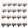 100pcs SS12D00G3 2 Position SPDT 1P2T 3 Pin PCB Panel Mini Vertical Slide Toggle Switch