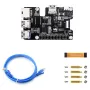 Raspberry Pi 5 PCIe a Gigabit Ethernet e USB 3.2 Gen1 HAT Scheda di espansione Pi5 PCIe HAT 3xUSB 3.2 Gen1 Gigabit Ethernet Plug and Play