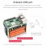 UPS HAT E 無停電電源装置モジュール Raspberry Pi 5/4B/3B+ 5V 6A出力 Type-C急速充電 I2Cリアルタイム監視