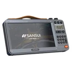 SANSUI F51 7 inç Ekran Retro FM Radyo Kablosuz Hoparlör 3 inç Dahili Manyetik Hoparlör Desteği U Disk TF Kart Oynatma FM MM SW Radyo Müzik Video Oynatıcı E-kitap Okuma