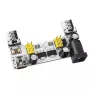 3Pcs MB102 2 Channel 3.3V 5V Breadboard Power Supply Module White Breadboard Dedicated Power Module MB-102 Solderless Bread Board
