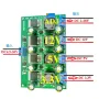 4 Channel DC-DC Buck Converter Step-down Power Module 3.3V 5V 12V Adjustable Output 3A XL2596 Chip Thermal Shutdown Protection Smart Home Automation