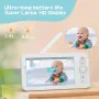 Smart WiFi Baby Monitor 5 Inch LCD Babyphone Video Camera Mobile App Control PTZ HD Night Vision Two-Way Audio Lullabies for Baby